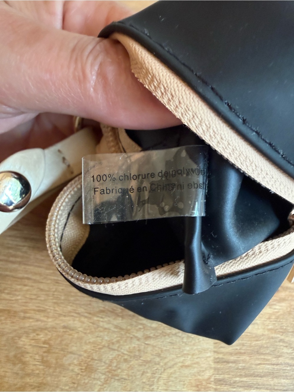 BEIS Black Mini Pouch Wristlet Pacifier & AirPod Pouch for ultimate diaper bag - Picture 7 of 9